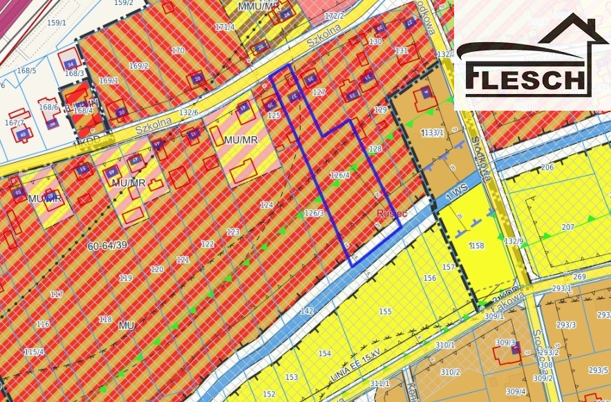 Działka Sprzedaż Rusiec Szkolna 7