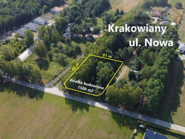 Działka Sprzedaż Krakowiany Nowa