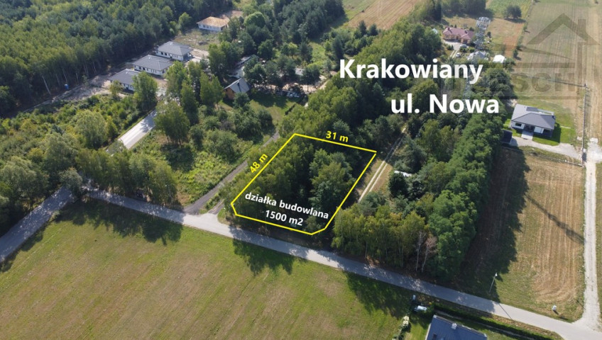 Działka Sprzedaż Krakowiany Nowa