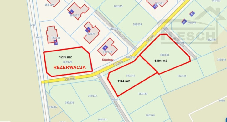 Działka Sprzedaż Kajetany Polanki 1