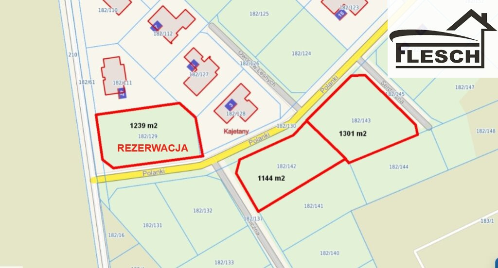 Działka Sprzedaż Kajetany Polanki