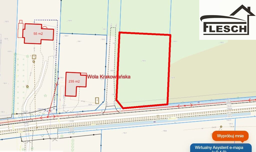 Działka Sprzedaż Wola Krakowiańska Jastrzębska